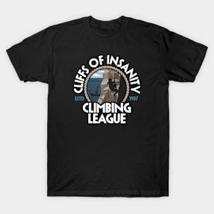 Cliffs of Insanity Climbing League T-Shirt